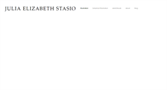 Desktop Screenshot of juliaelizabethstasio.com